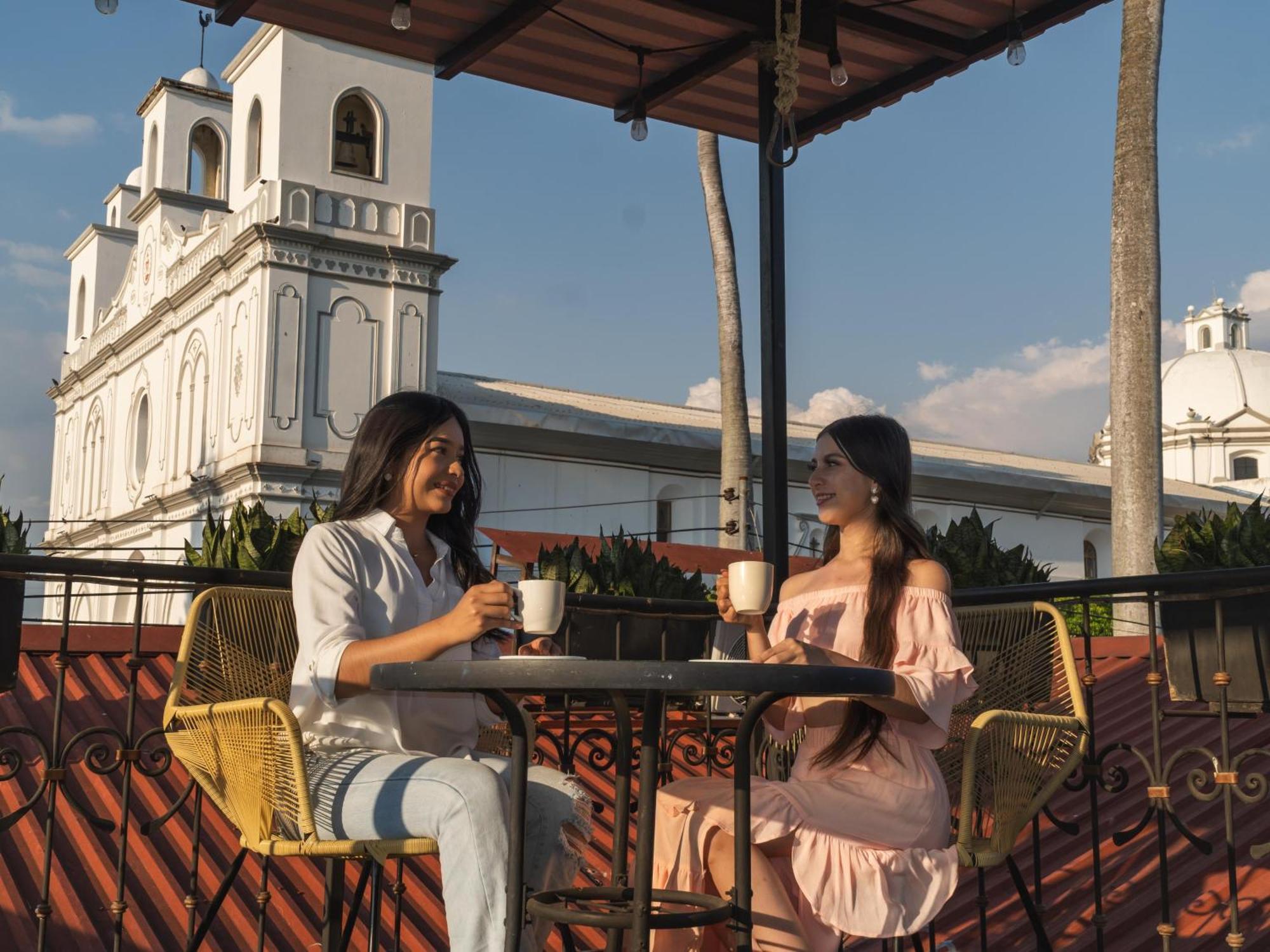 La Casa De Mamapan Hotel Colonial Ahuachapán エクステリア 写真